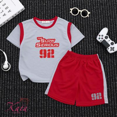 Bộ thun bé trai thể thao KATA in SLOW AND SERIOUS - BT65